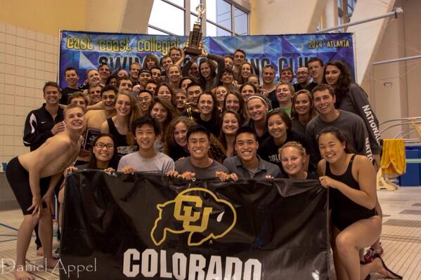 CUSwimDive's tweet image. Exciting moment for all of us! #hardworkpaysoff #gobuffs #Nationals @ECCNationals #ECCNationalChampions