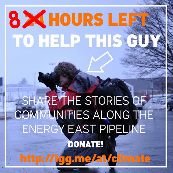 rvanwaarden's tweet photo. Pls RT. Less then 8 hours to fund #AlongthePipeline #photography project fundraiser. Donate  http://t.co/XfbJxpYUuV http://t.co/u7xjQtVGDn
