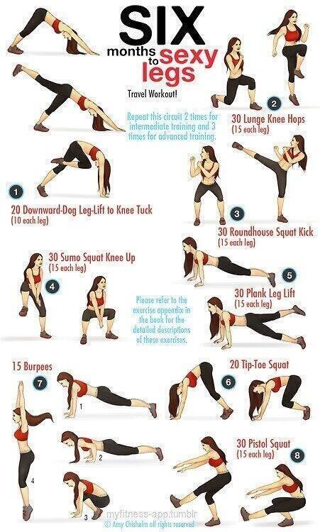 Entrenamiento para trabajar piernas.