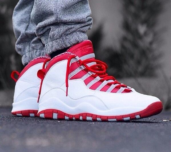SneakerTicker's tweet image. Air Jordan 10 "Cherry"