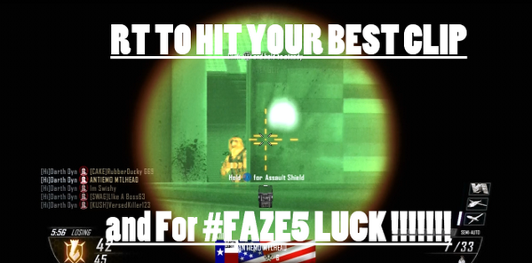 BucketHeadDyn's tweet image. RT TO HIT YOUR BEST CLIP AND THAT #FaZe5 LUCK!!!!