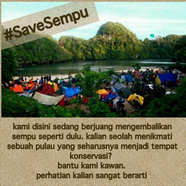 fitriisugianti's tweet image. Lupakan pulau sempu! Malang masih punya banyak pantai sebagai tempat liburan! @IAAS_UB  #SaveSempu