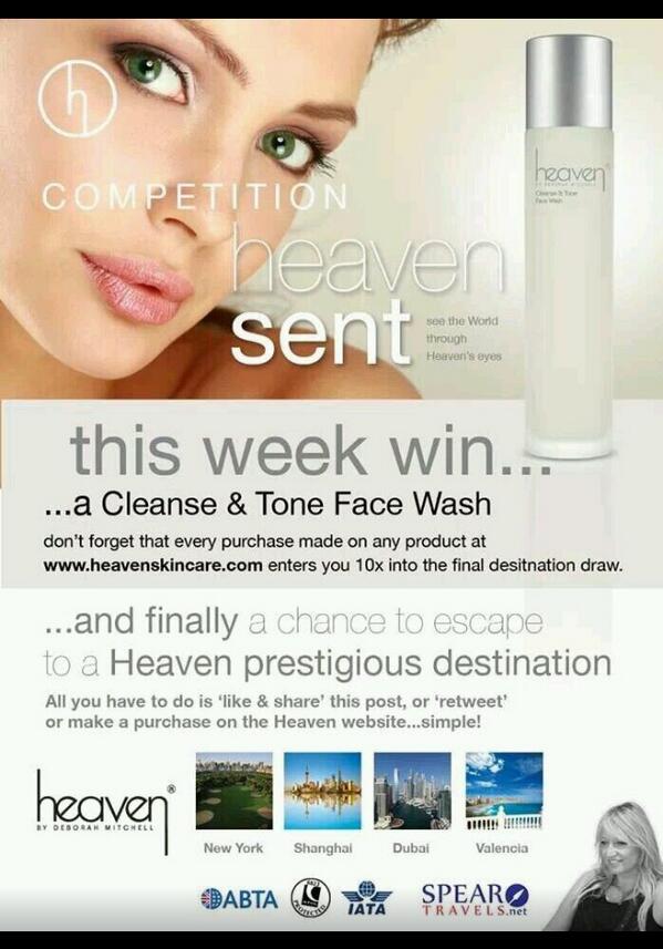 Cazamoon's tweet image. Haven't  tried Heaven products? Here is your chance to win some.Retweet... @Heidimusa3 @Just_Events @BrianaMReyes