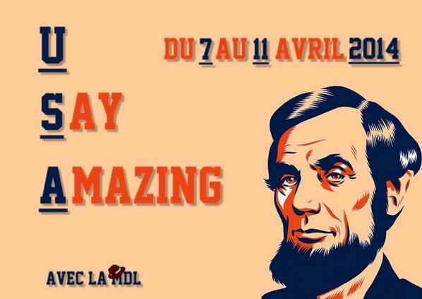 JeanMoulinTorcy's tweet photo. Les élèves de la MDL organise au lycée une semaine U Say Amazing consacrée aux divers courants artistiques des USA ! http://t.co/SwvmKqCDdd