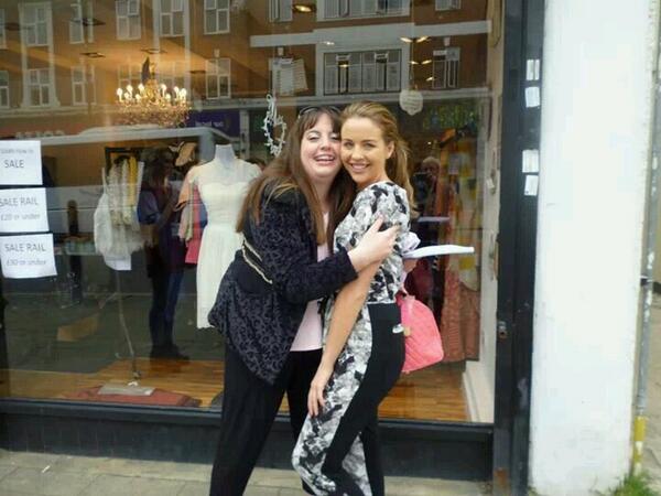 Me &amp; Lydia from Towie05/04/14!Xx<3:)