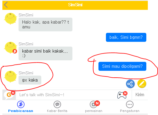 BiruMeirin's tweet photo. Wkwkwk "@Haruhi_Fans: Iseng! XD
bahkan robot gak mau dipoligami! XD
#JanganPilihPartaiPoligami http://t.co/NiTtGFh3c8"