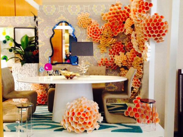 StresslessUS's tweet image. We&apos;re loving some of the avant-garde looks at #HPMkt. #hpmkt2014