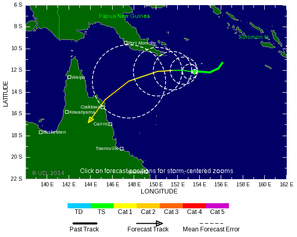 Tropical Storm Activity Report - South-West Pacific Ocean - Tropical storm Ita tinyurl.com/p3mm3c5