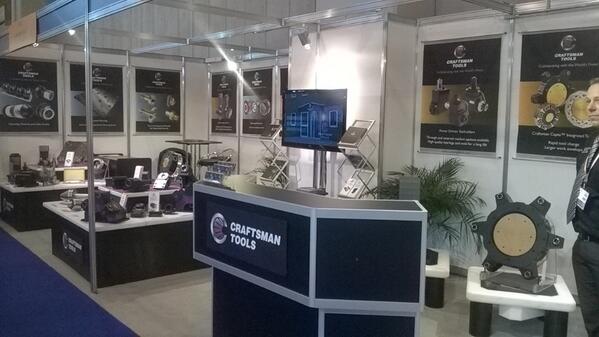 Craftsmantooluk's tweet photo. #mach2014 is off to a good start for Craftsman. Come and visit us in hall 5 stand 5401 #ukmfg http://t.co/dAr2pi3Z5Z