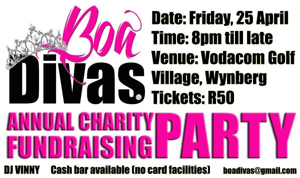 OnceaWoodman's tweet photo. @BoaDivas Charity Function for Saartjie Baartman Centre &amp; Rape Crisis CT! R50 entry, Cash Bar! Tickets also pre-sold! http://t.co/vU739bXeWU