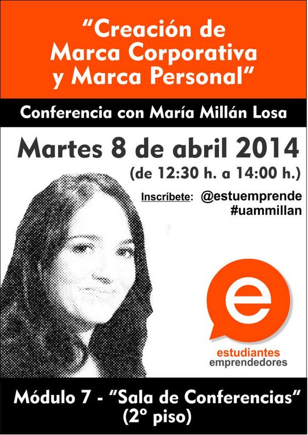 Estuemprende's tweet photo. Ven a nuestra primera conferencia mañana martes 8, en el módulo 7 de económicas  @ResPublicaUAM RT!!!!! http://t.co/dKoJL1fpxZ