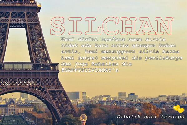 Silchan_FC's tweet photo. #happysilchanday's @viasilviacempot http://t.co/ZeaEX3TkoW