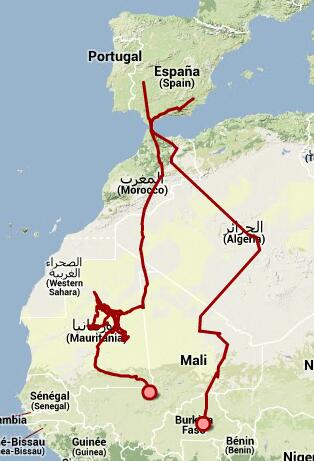 ¡Las calzadas Onzina y Ahinoa acaban de cruzar el Estrecho! #MIGRA <a href="/SEO_BirdLife/">SEO/BirdLife</a> Síguelas en migraciondeaves.org