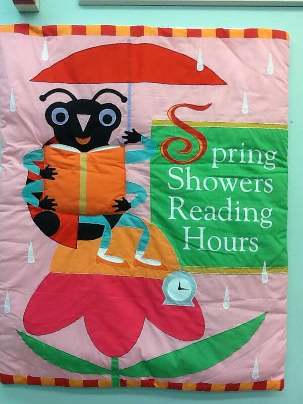 LutherLibrary's tweet image. Just swapped out our winter reading banner for this bright spring one.  Hope it doesn&apos;t trigger a major snowstorm.