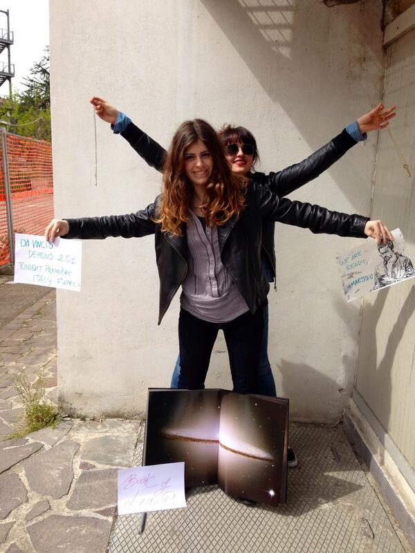 serenanala's tweet photo. -10 minutes!! We r ready Maestro! #DaVincisDemonsIT @thisisTomRiley @GreggChillin http://t.co/wvsqSTysYT