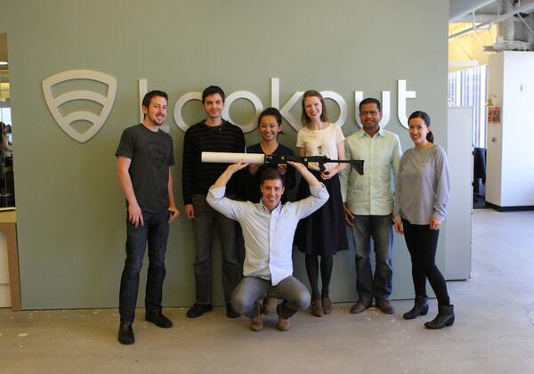 Lookout's tweet photo. Welcome to our March new hires! Excited to add more innovative minds to our team of hackers-for-good. http://t.co/PR7sbqYJnk