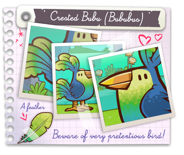 Only 3 days until you can discover this animal in Hilomi! #indiedev #starling #AdobeAIR #yamago #releasealert