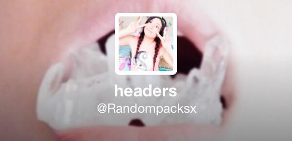 Randompacksx tweet picture