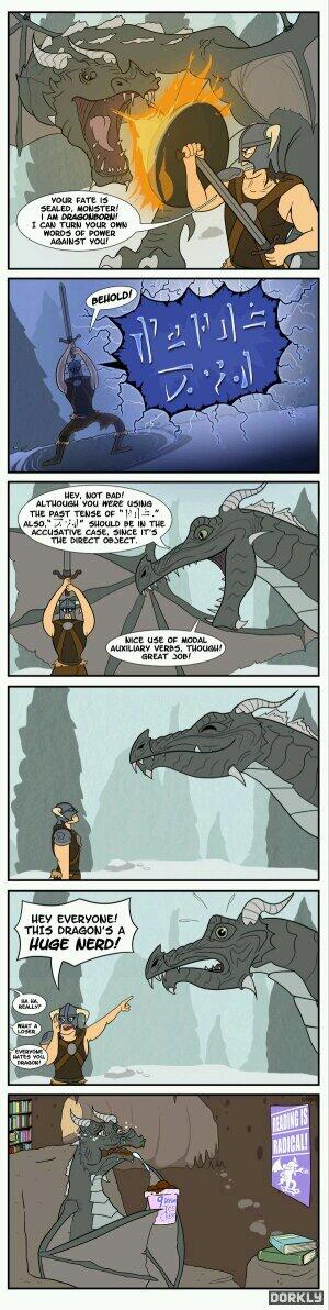 ProfessorGame's tweet photo. Dovah Is Difficult To Learn http://t.co/LXxUBlxcBo