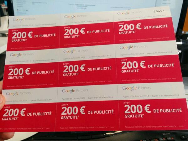 Il suffit de demander :) #AdWords #Google #SEA