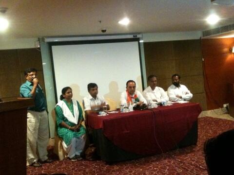 Dr @Swamy39 addressing Press Conference at Shimoga 