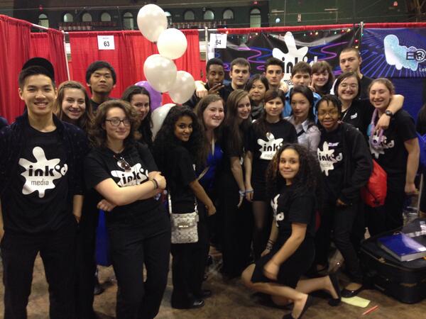 InkdMediaVE's tweet photo. Group pic from trade fair #booth64 http://t.co/A99x4QW2Bx