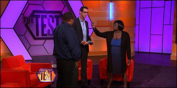 TheTestTV's tweet photo. She says she has evidence to prove that her husband is cheating. What is her proof? #TheTest http://t.co/p2M7nkNquk