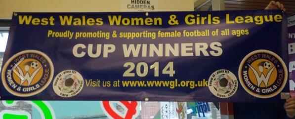 Cup winners banner who will be celebrating with this at the end of the season 
Printed by 
Pro-Grafix Pontardawe