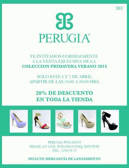perugiapolanco's tweet photo. Seguimos con la venta especial. Aprovecha 20% de descuento en toda la tienda. http://t.co/ACJhENFtOK