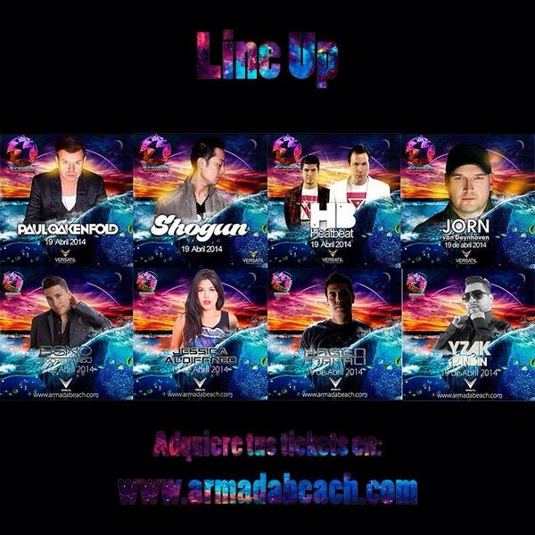 sacmx's tweet image. Line up @ArmadaFest @Visitacapulco destaca la participación de @Bsno @YzakLandin @JessicaAudifred talento mexicano.