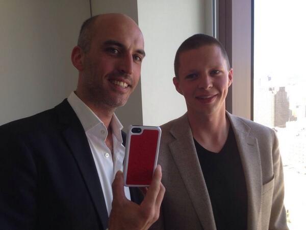 dave_dirks's tweet photo. @Certa_Legal 3D printed iPhone case presented by great Dutch #startups @UCreate3D in Silicon Valley http://t.co/DlXYbZo5F3