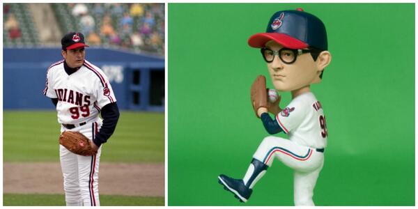 CleGuardians's tweet photo. Major League opened 25 yrs ago today! RT this by 2PM for the chance to win this Vaughn bobblehead #JuuustABitOutside http://t.co/zBv7e9AH76