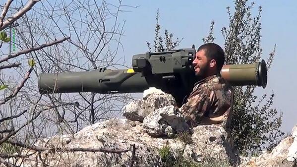 RT_America's tweet photo. US has reportedly started supplying Syrian rebels with anti-tank weapons http://t.co/6mRU14K3g0 http://t.co/LOThyAMjhb