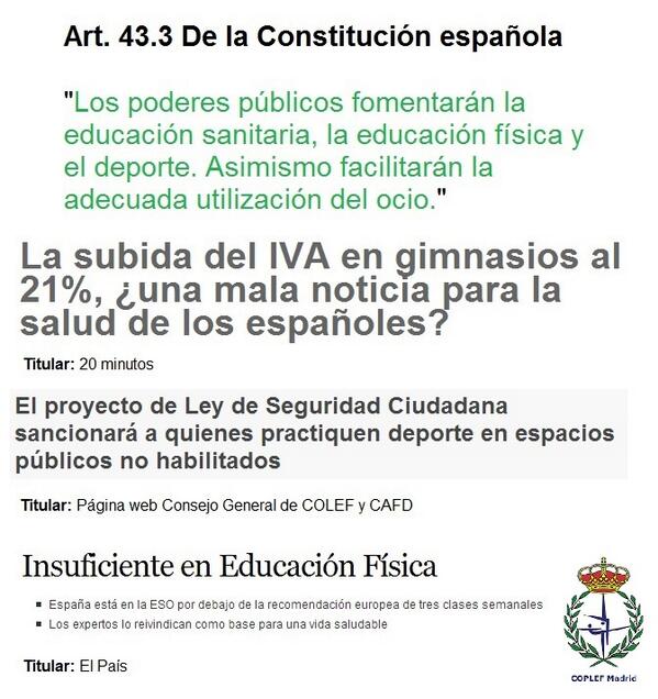 coplefmadrid's tweet photo. Esperamos que la promoción de la actividad física se convierta en una realidad... #DiaMundialdelaSalud http://t.co/opaYqIgiGq