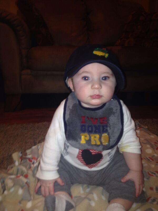 TSchau5's tweet image. @The_Masters @PGATOUR somebody is ready for their first Masters Tournament #specialmoment