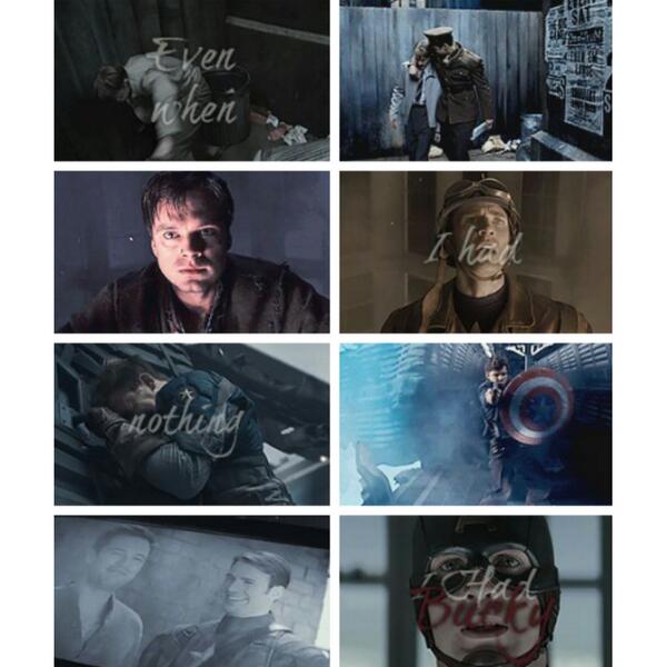 wersor's tweet photo. "Even when I had nothing, I had Bucky" http://t.co/vEXEXKaYjp