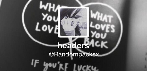 Randompacksx tweet picture
