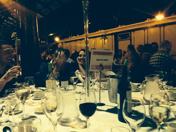 ASRACONFERENCE's tweet photo. What a fantastic meal that was and a great evening! http://t.co/VYWItCfvKO