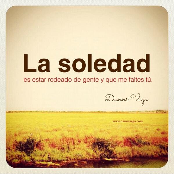 La soledad: