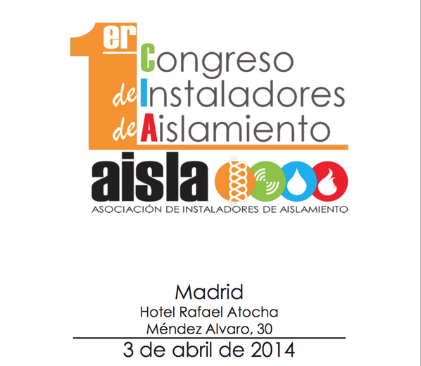 Tabitec1's tweet photo. Soluciones y Aislamientos Tabitec SL asiste al primer congreso de instaladores de aislamientos. http://t.co/SDNXZ0PBG3