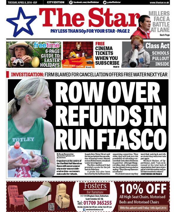 The Star Sheffield On Twitter Here S The Front Page Of