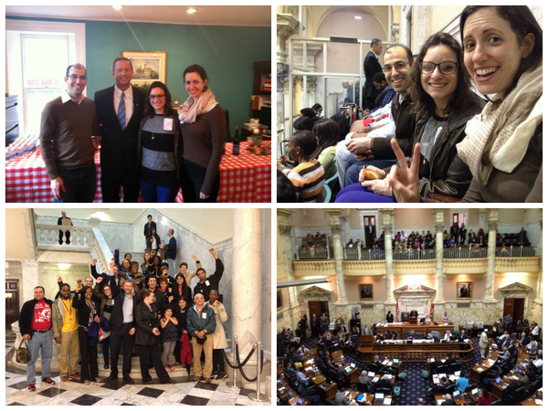 jufj's tweet photo. Good day at the #MD state house. #RaiseMD http://t.co/1XEogghRKn
