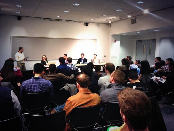 ColumbiaEntrep's tweet photo. RT @gxzliu: @ColumbiaEntrep financial startup panel w @SeekingAlpha @OnDeckCapital @Dataminr @CommonBond #COREfinance http://t.co/blKrk6NwV5