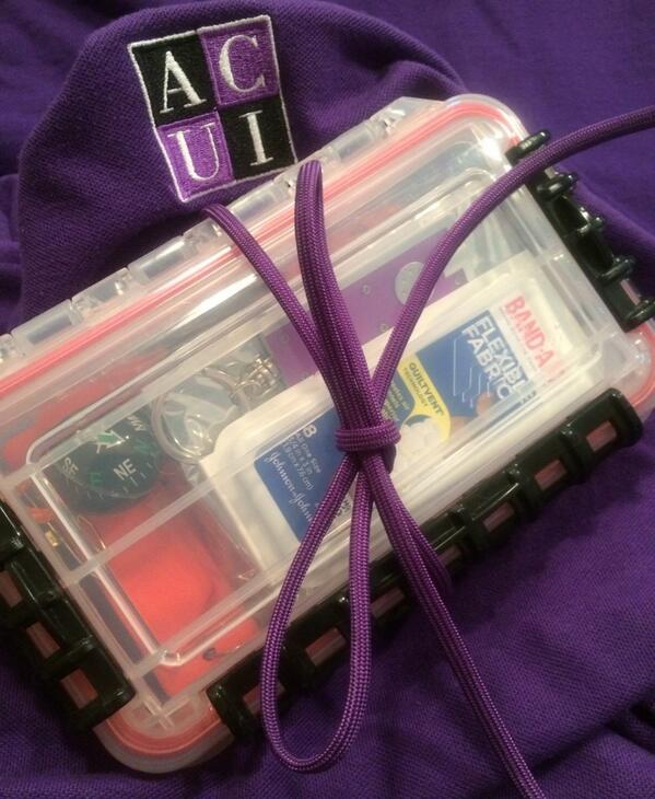 chip4adk's tweet image. Check out the handmade survival key fob&amp;amp;basic survival kit @ACUIConference silent auction #survive&amp;amp;thrive w/ #acui14