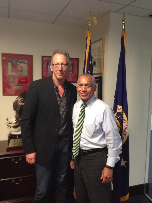 #NASA Administrator Charlie Bolden and <a href="/DardenSmith/">Darden Smith</a> discussing <a href="/SongwritingWith/">SongwritingWith:Soldiers</a> Soldiers.