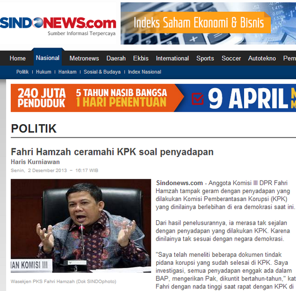 DevilJaeger666's tweet photo. RT @eroeroku11: Ceramahi dulu pimpinan anda, tlg diingatkan jgn korupsi lagi! #TolakPartaiAntiKPK http://t.co/CUosmQuQmc