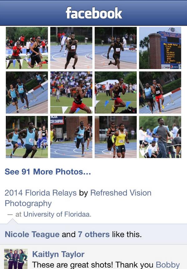 RVPhotography2's tweet photo. Remainder of photo's from 2014 Florida Relays available here:  http://t.co/HWDvQXhiRf http://t.co/K5rClMrJnL
