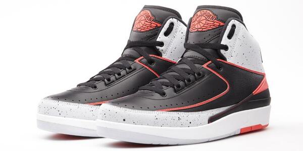 nikestore's tweet photo. ‘Infrared 23’ makes its debut on the Air Jordan 2 Retro. Available Saturday, 4/12 at 8am EDT: http://t.co/E3Us7Uw1ap http://t.co/3zFFzD8qEp