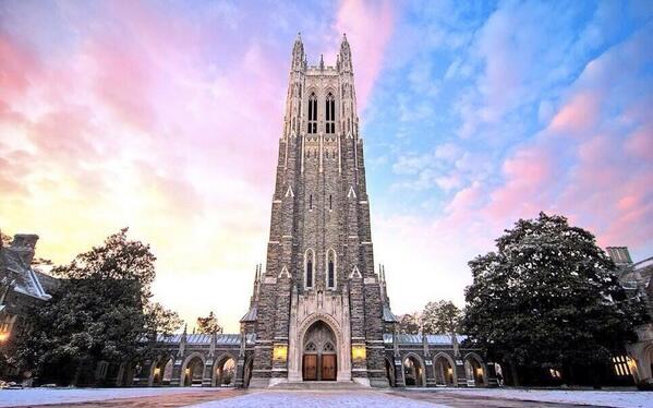PrettyColleges's tweet photo. Duke University http://t.co/Fqoglhf9kS