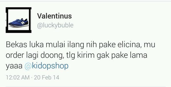 kidopshop's tweet photo. Testimonial pengguna elicina snail cream http://t.co/m88iqFUKnJ